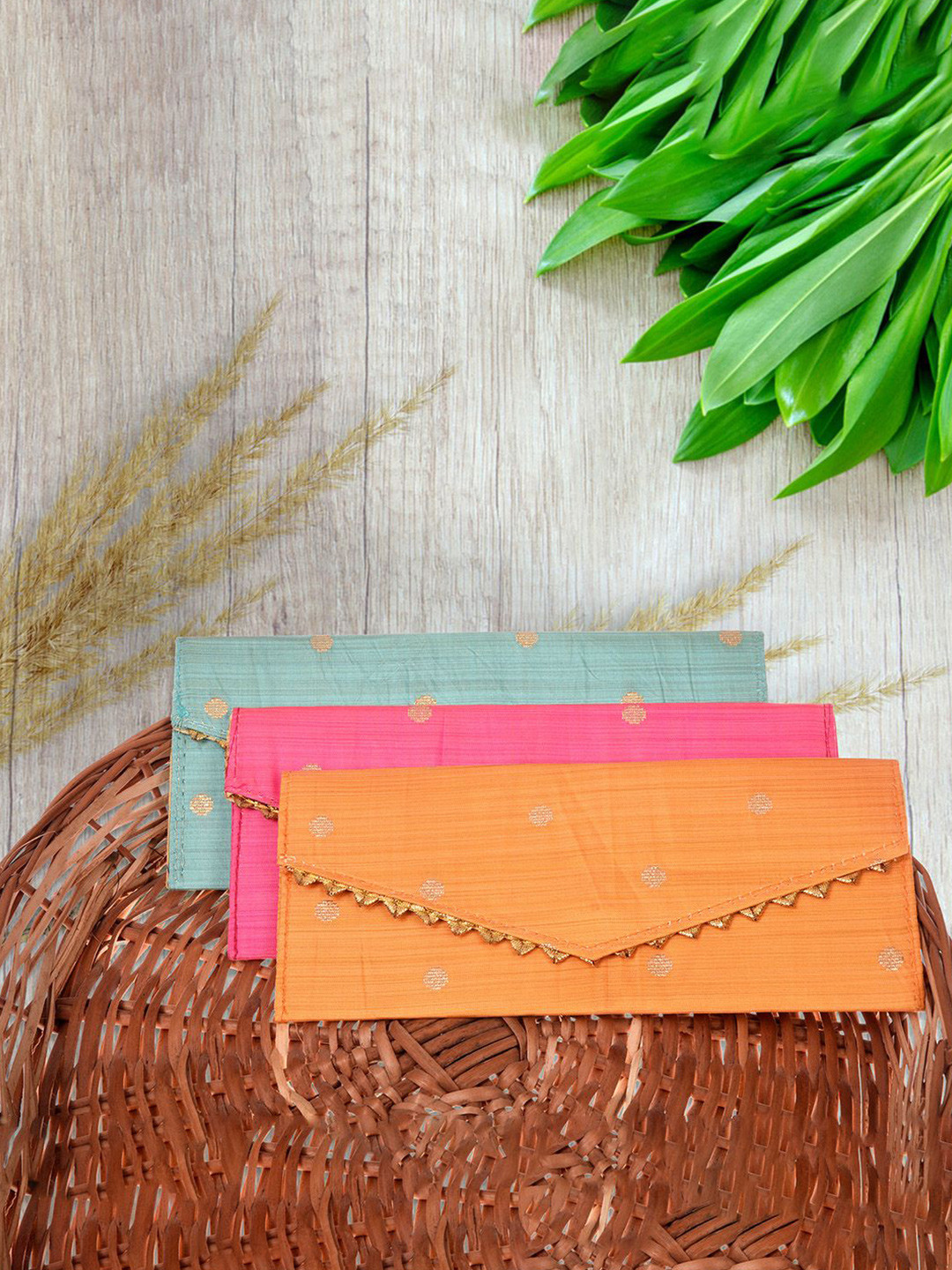 Kuber Industries Set of 2 Assorted  Unisex Printed Purse Clutch