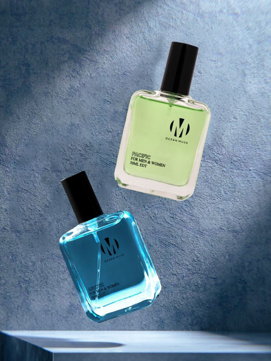 Ocean Musk Pacific & Arctic Set Of 2 Long Lasting Eau De Toilette - 50 ml Each