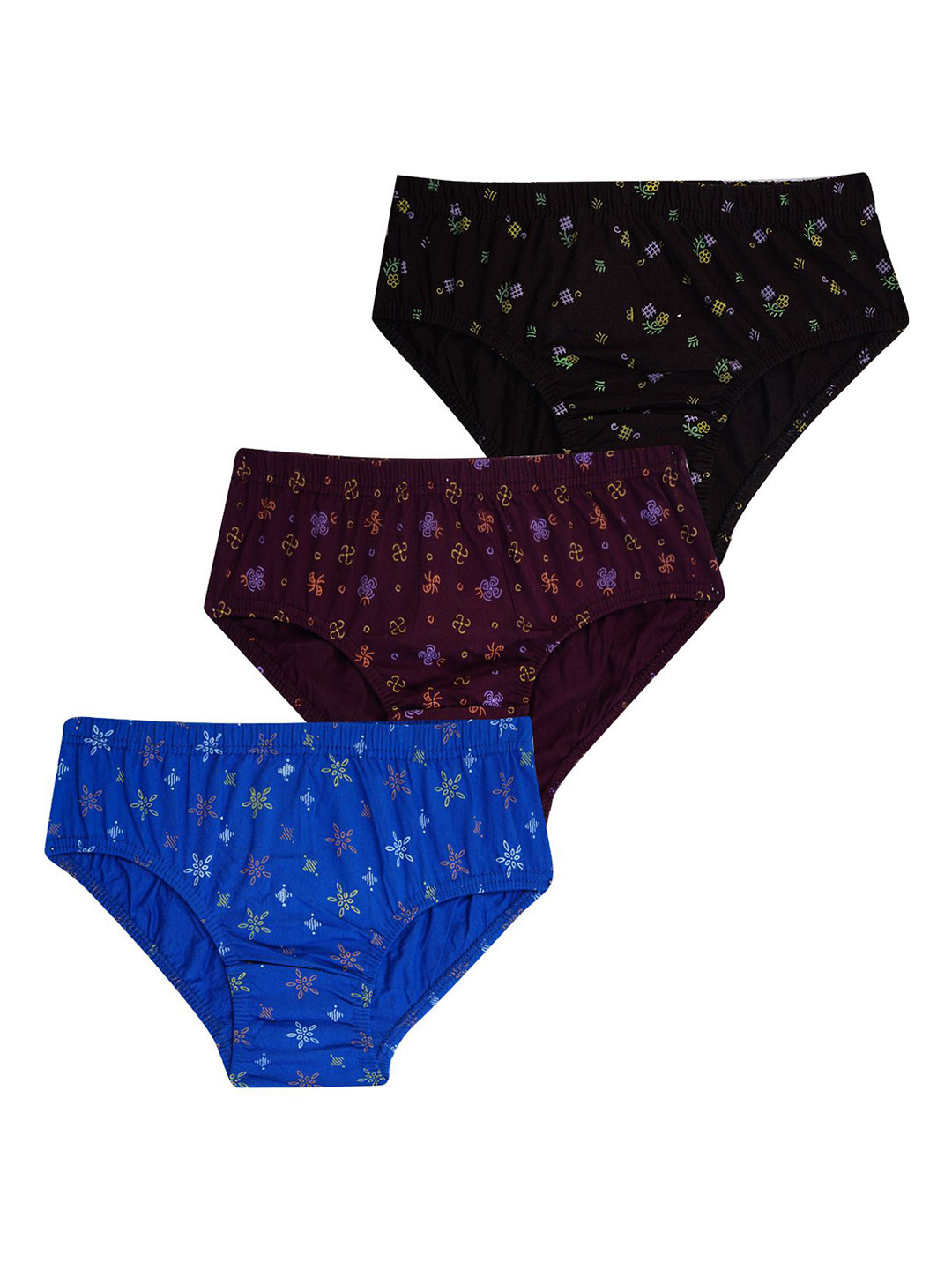 YELLOWDELIGHT 3-Pcs Girl Hipster Briefs YD 760 Ramvi (g) prnt panties 9-10y-3p-Multicolor