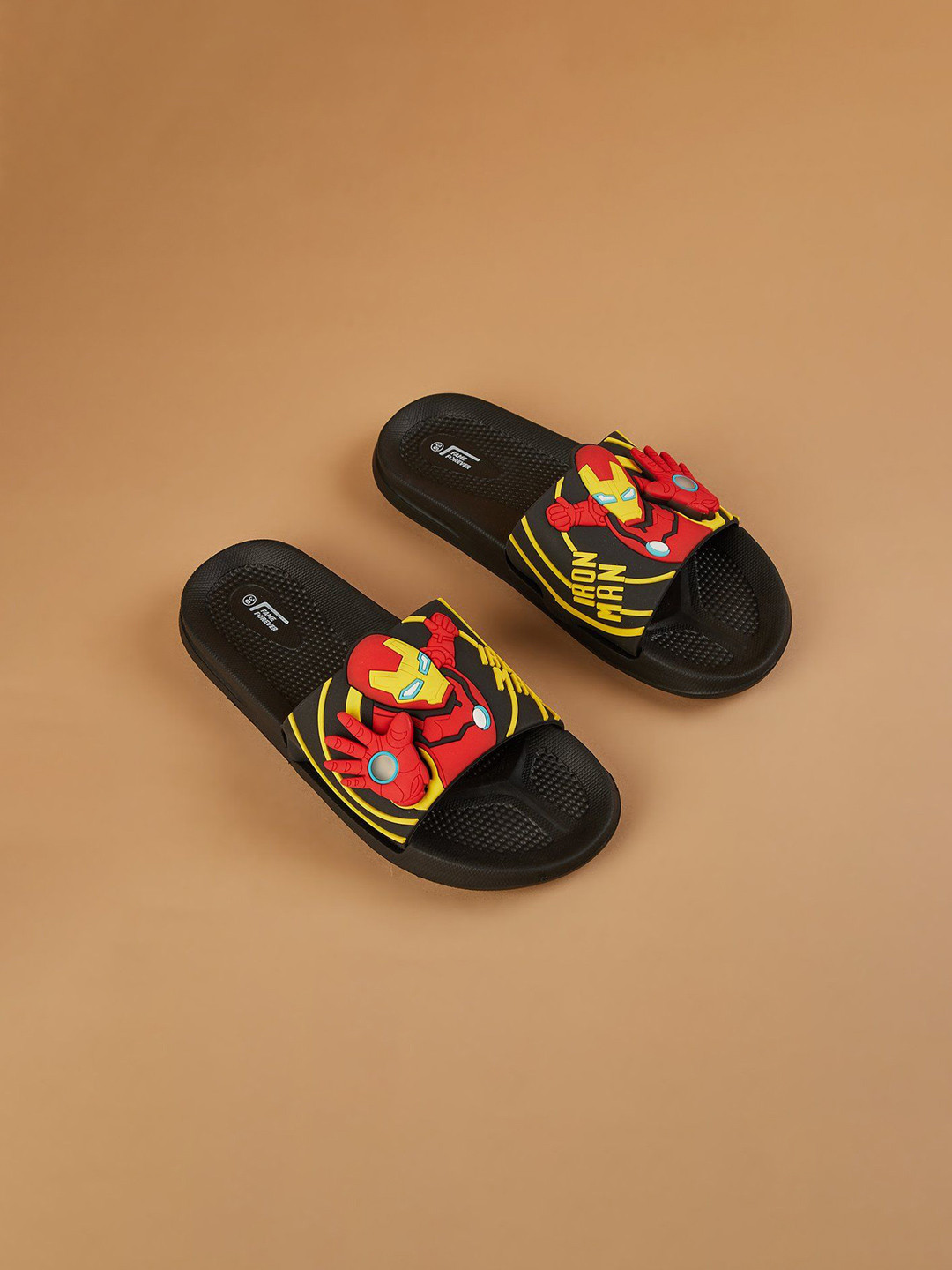 Fame Forever by Lifestyle Boys Iron Man Printed Rubber Slip-on