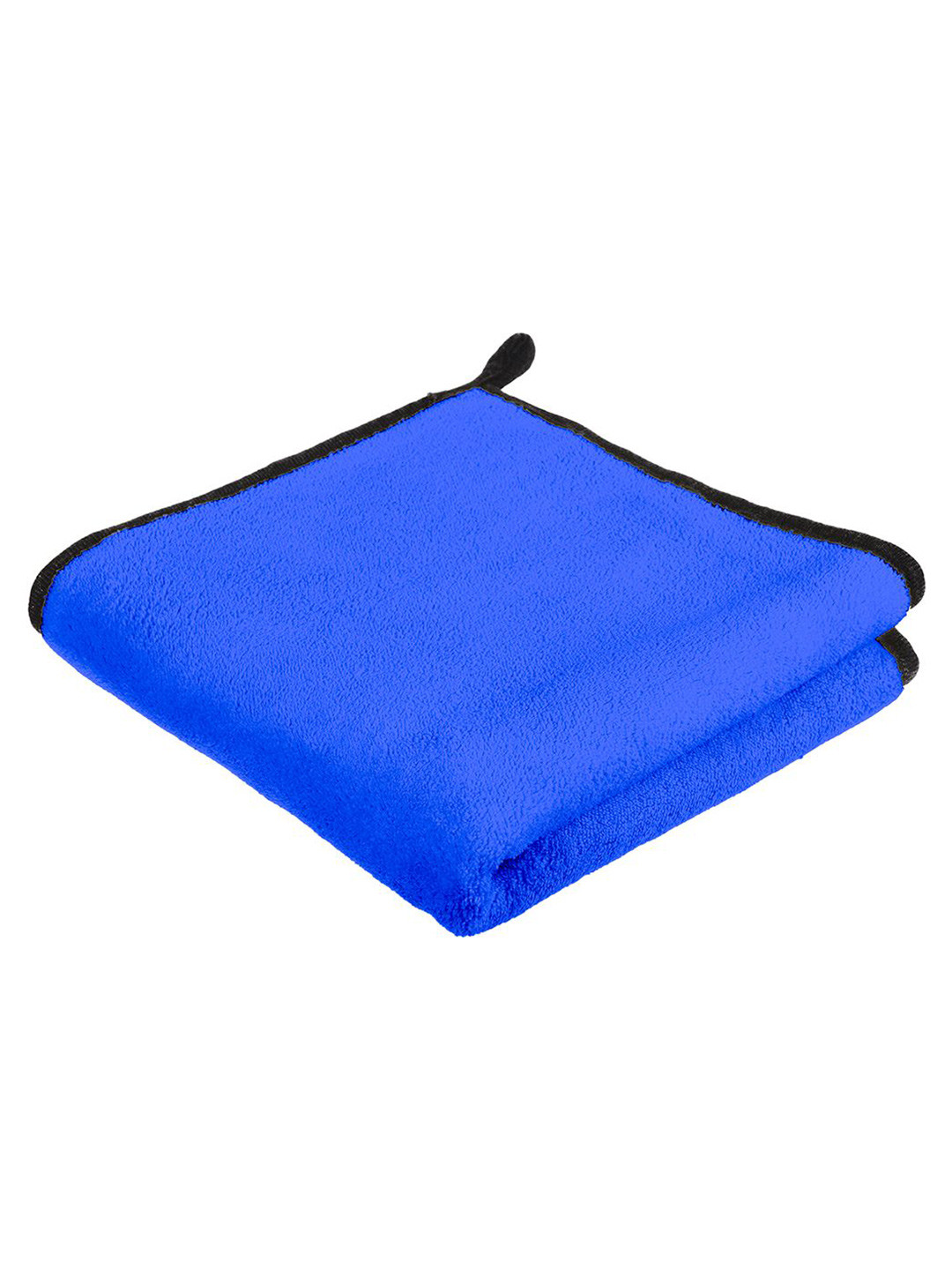 Kuber Industries Blue & Black Microfiber Hanging Loop Kitchen Kitchen Towels