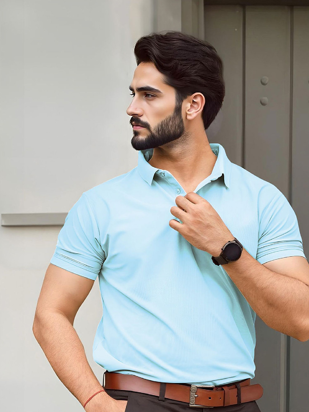 FREECULTR Men Classic Blue Polo T-Shirt