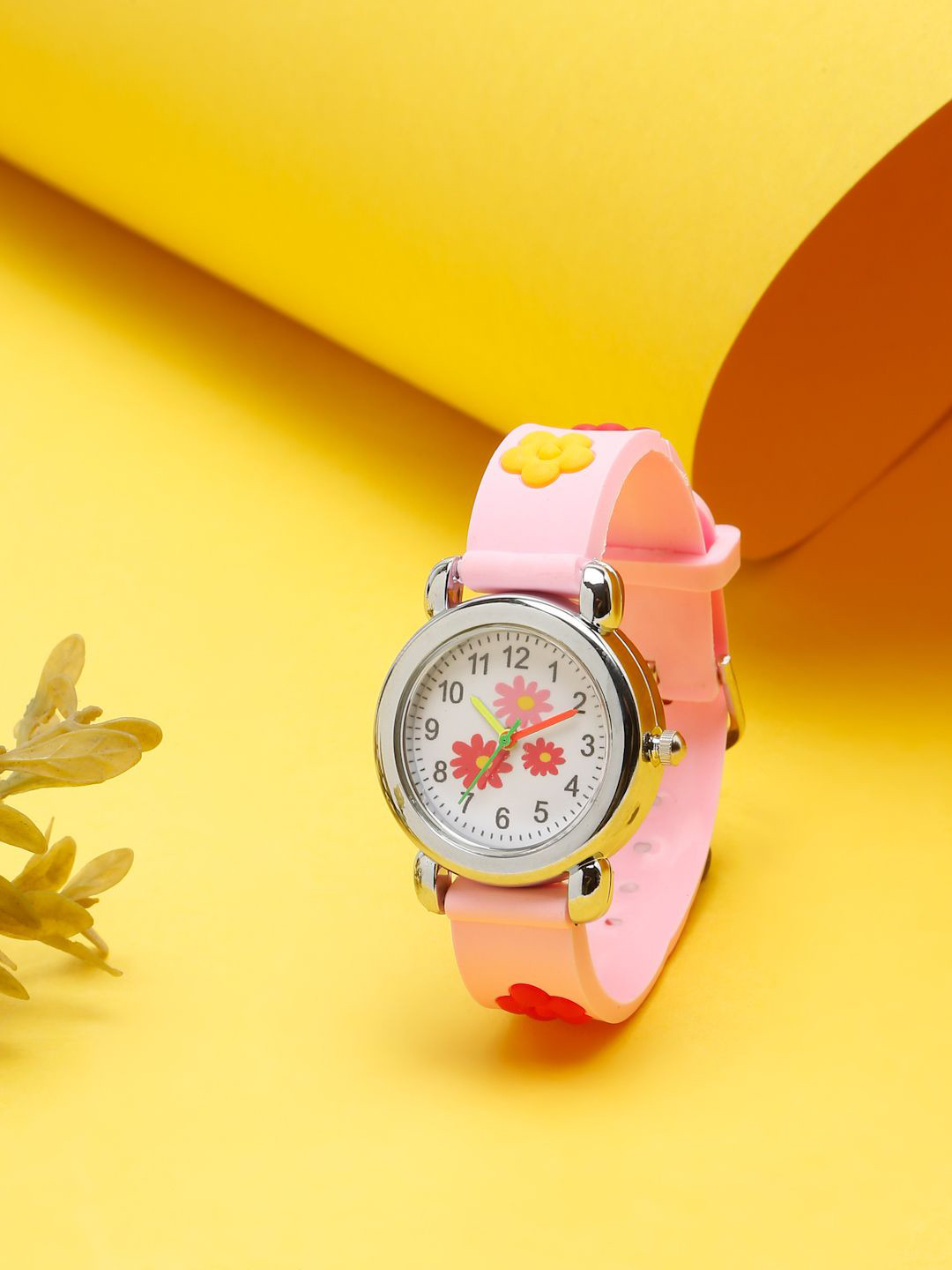 Stoln Girls Light Pink Round Dial Analog Watch 25-18744-1-20012061