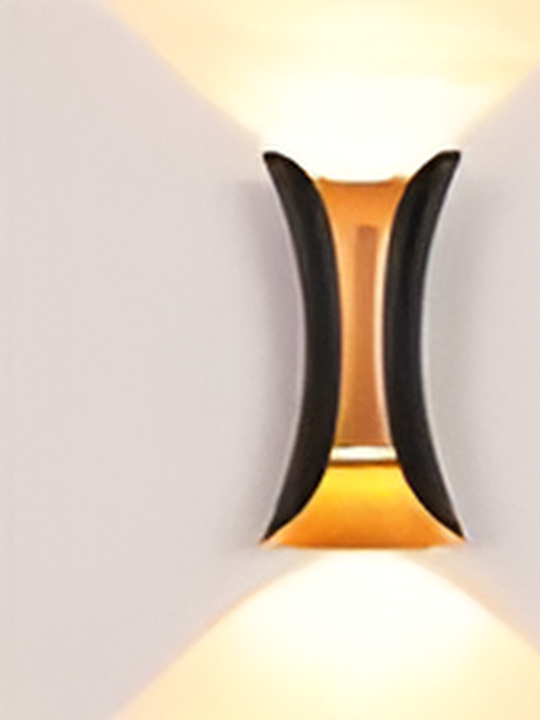 GAUVIK Black Cylinder Shaped Acrylic Wall Lamp