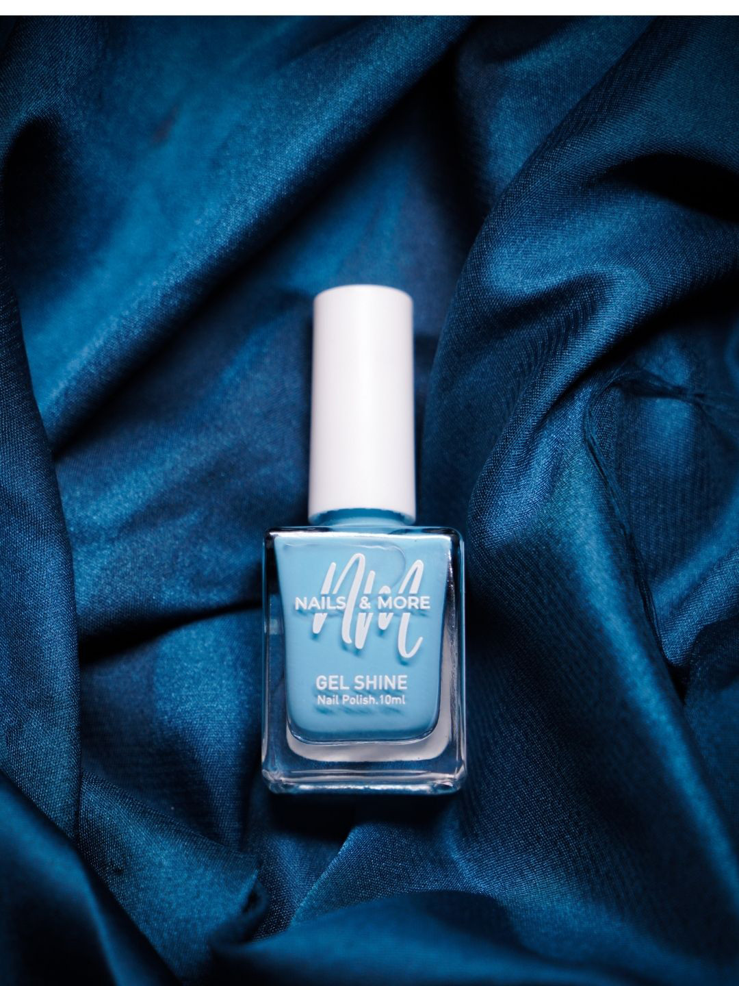 nails & more Gel Shine Glossy Argan Oil Long-Wearing Nail Polish - 10 ml - Sky Blue 37