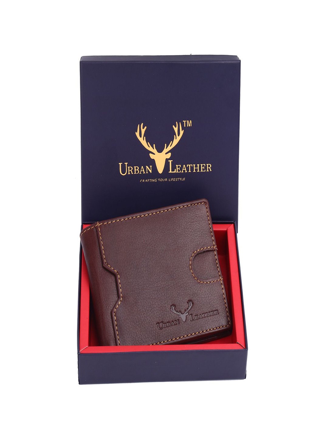 URBAN LEATHER Men Leather Two Fold Wallet