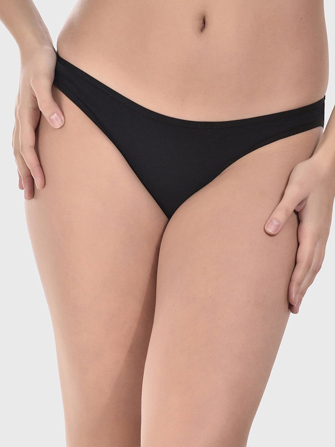 CANNY FIT Pure Cotton Low Rise Bikini Briefs ABKN2021-BK