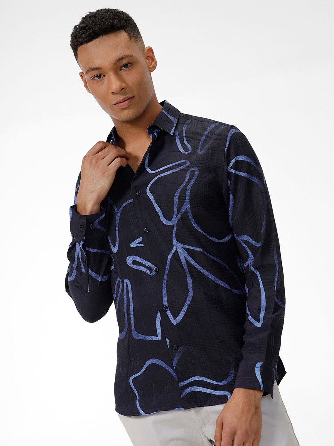 The Collection Men Abstract Printed Casual Shirt