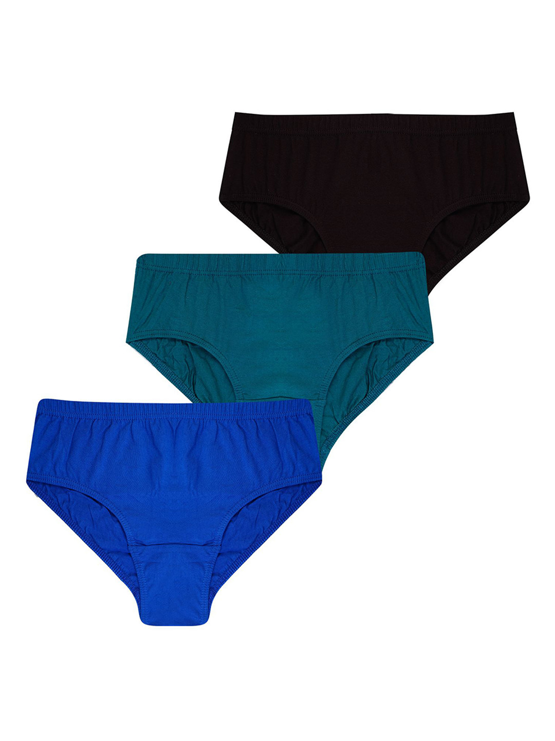 YELLOWDELIGHT Girls Pack Of 3 Cotton Hipster Briefs YD 753 Ramvi (g) pln panties 9-10y-3p