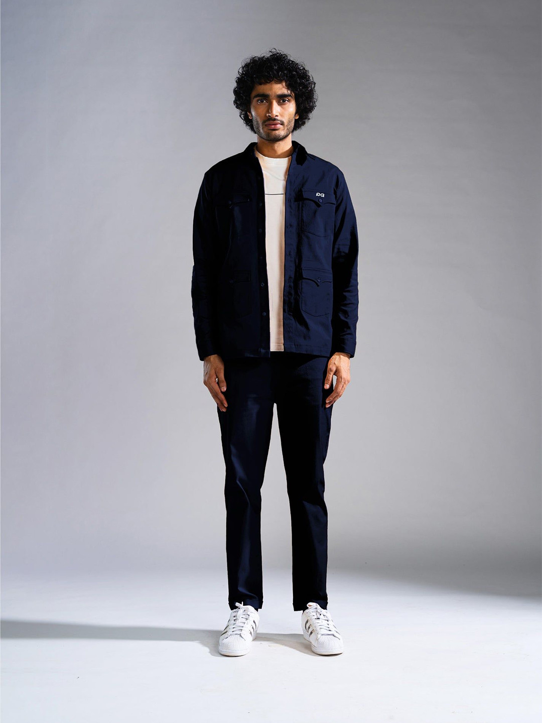 PRIMAL GRAY Men Old West Solid Spread Collar Casual Shirt