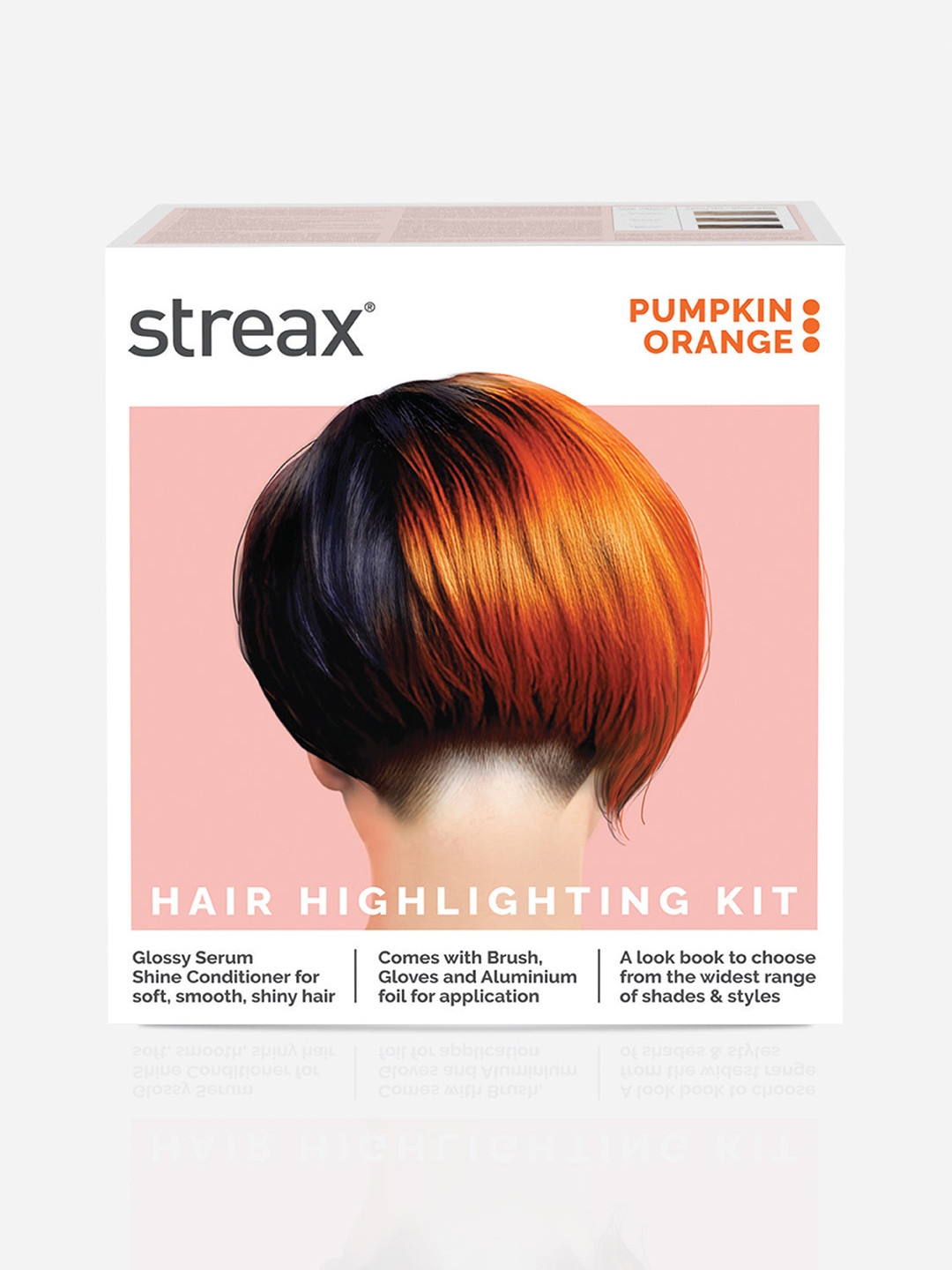 Streax Women DIY Application Hair Highlighting Kit - Pumpkin Orange