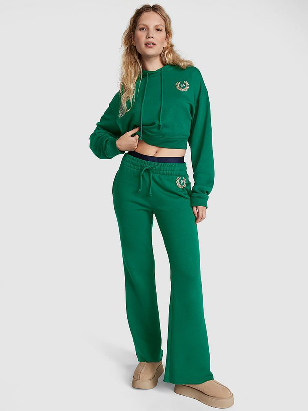 Victoria's Secret PINK Women High-Waist Flare Track Pants