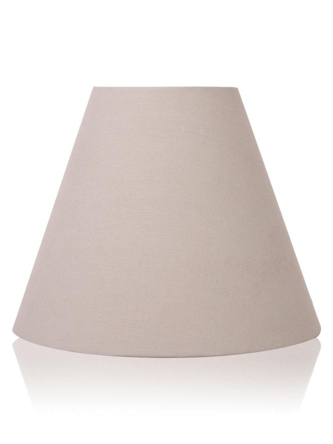 Lampenschirm India Cream-Coloured Cotton Traditional Frusturical Shaped Table Lamp Shade