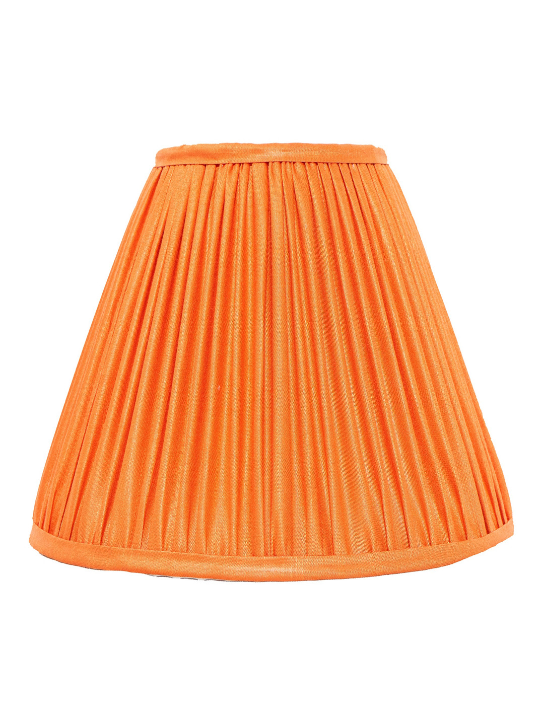 Lampenschirm India Orange-Colored Silk Empire Premium Soft Back Lampshade