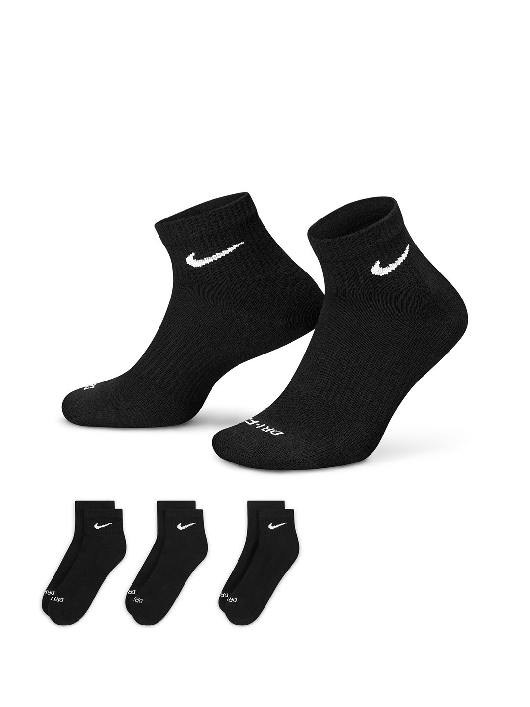 Nike Everyday Plus Cushioned Training Ankle Socks (3 Pairs)