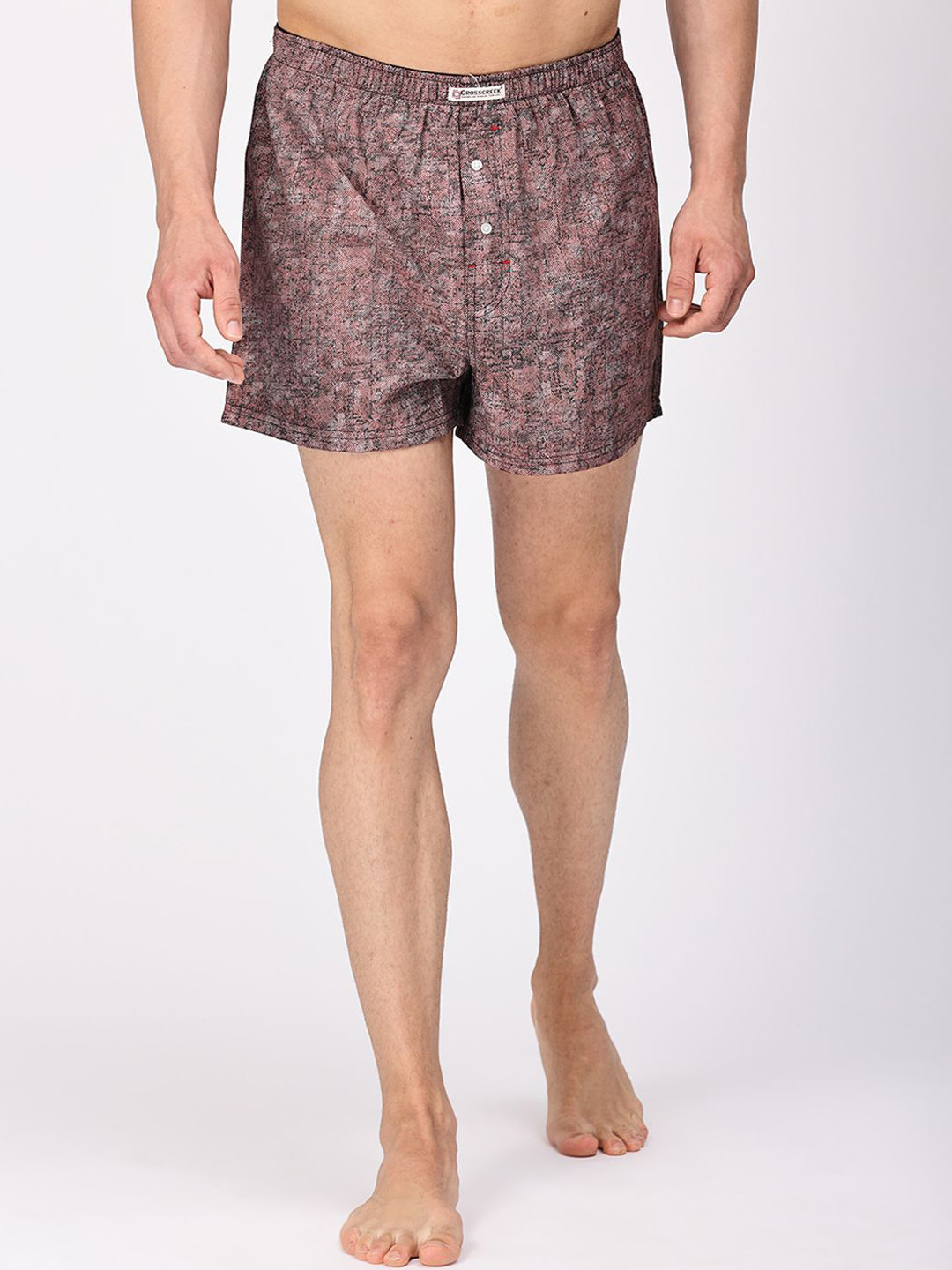 Crosscreek Men Printed Pure Cotton Boxer BXR6042C