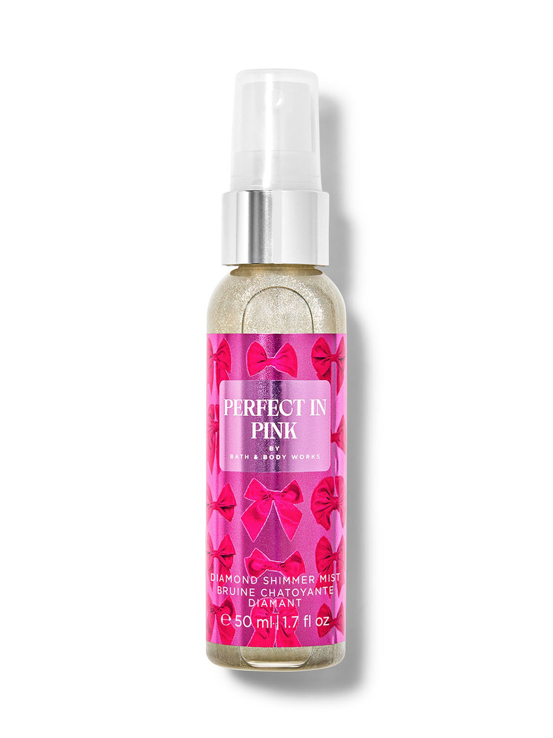 Bath & Body Works Perfect In Pink Travel Size Diamond Shimmer Mist - 50ml