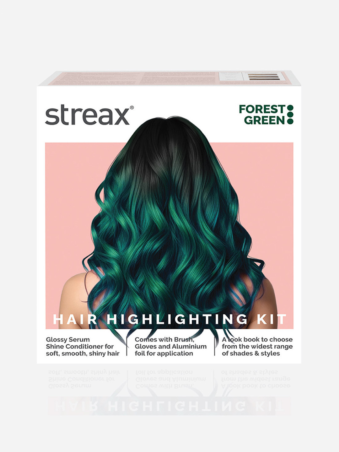 Streax Women DIY Application Hair Highlighting Kit - Forest Green