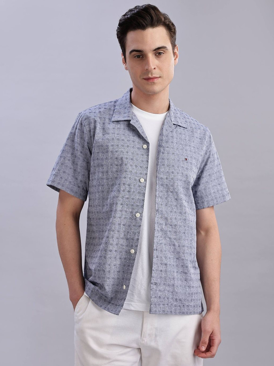 Tommy Hilfiger Men Opaque Casual Shirt