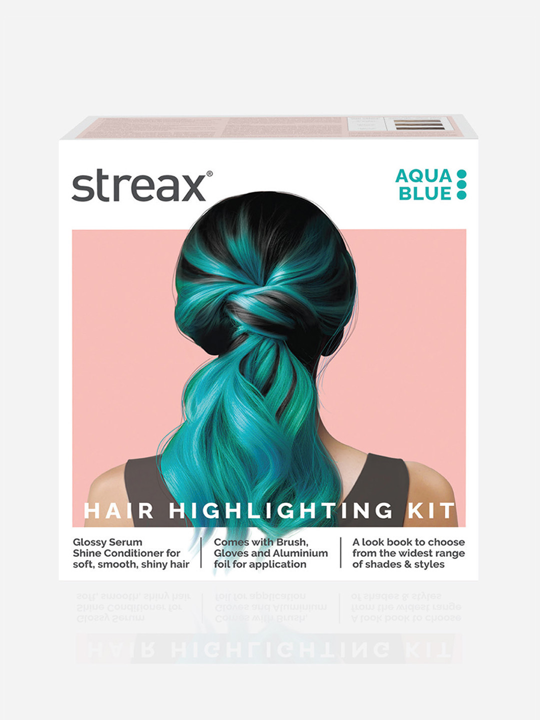 Streax Women DIY Application Hair Highlighting Kit - Aqua Blue