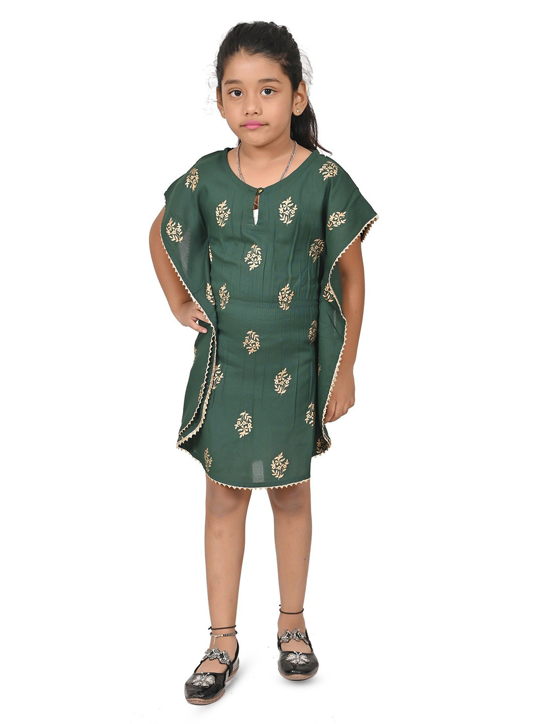 Billion Girls Ethnic Printed Kaftan Dress