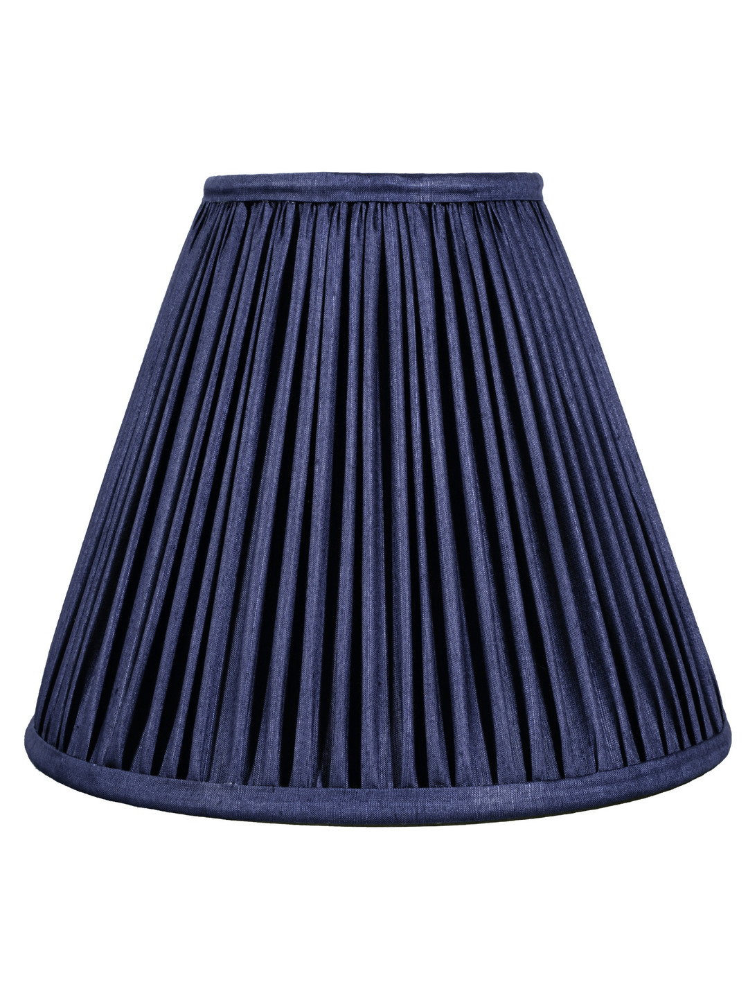 Lampenschirm India Blue Silk Empire Premium Soft Back Lampshade