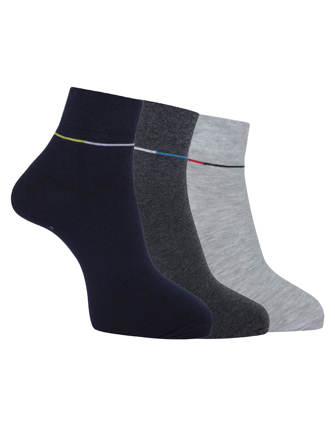 Dollar Men Pack Of 3 Ankle-Length Sweat Absorbent Socks