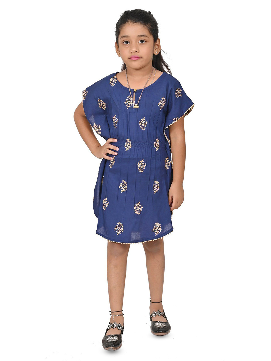 Billion Floral Print Blouson Kaftan Top