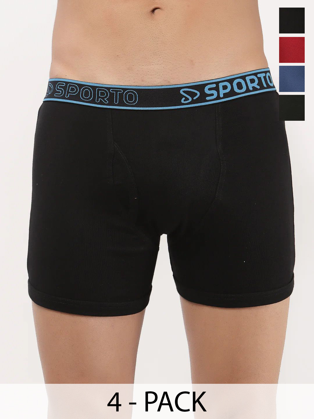 Sporto by Macho Men Pack Of 4 Comfortable Short Trunk