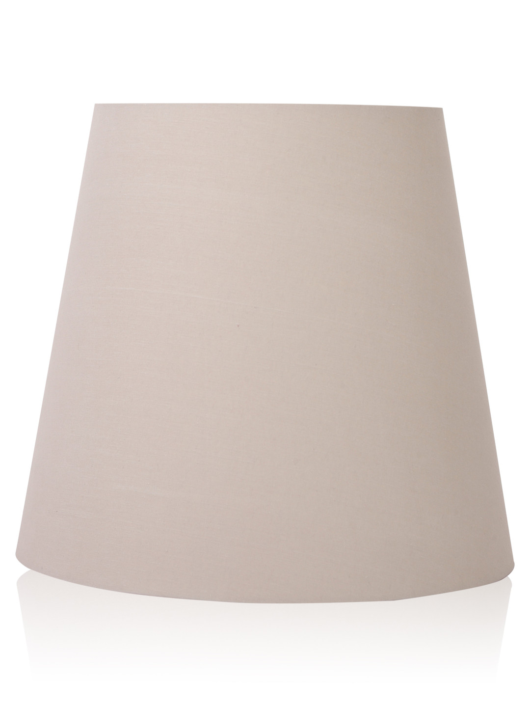 Lampenschirm India Cream-Coloured Cotton Traditional Frusturical Shaped Table Lamp Shade