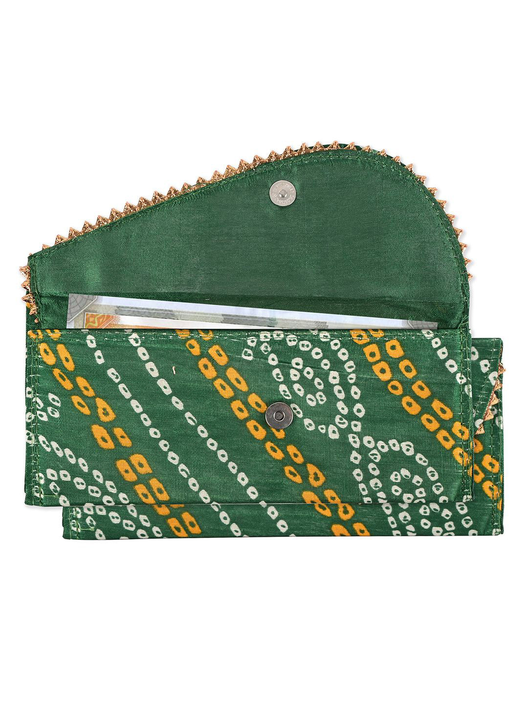 Kuber Industries Set of 2 Bandhani Printed Envelopes