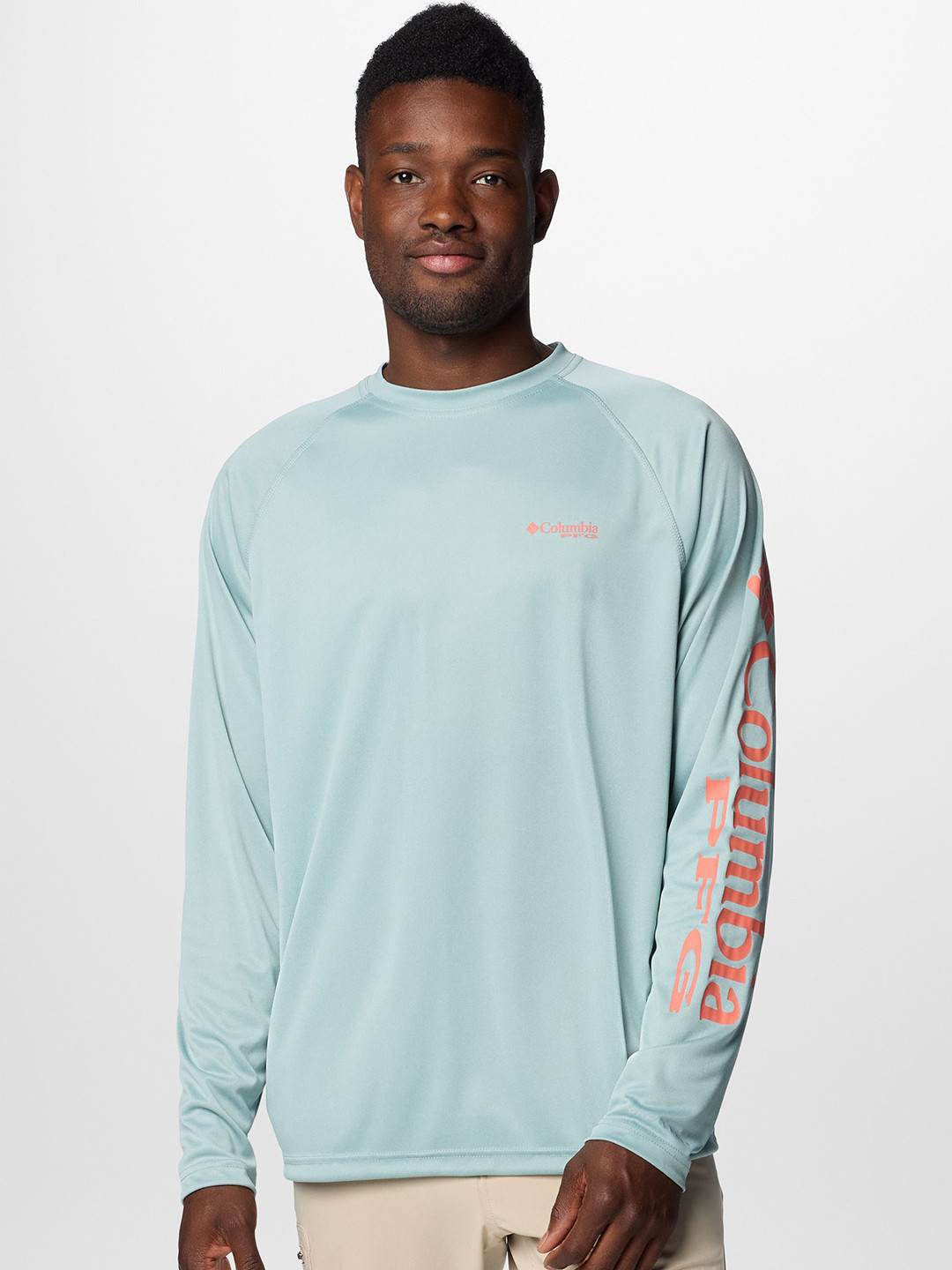 Columbia Terminal Tackle Heather Omni Wick Long Sleeve T-Shirt