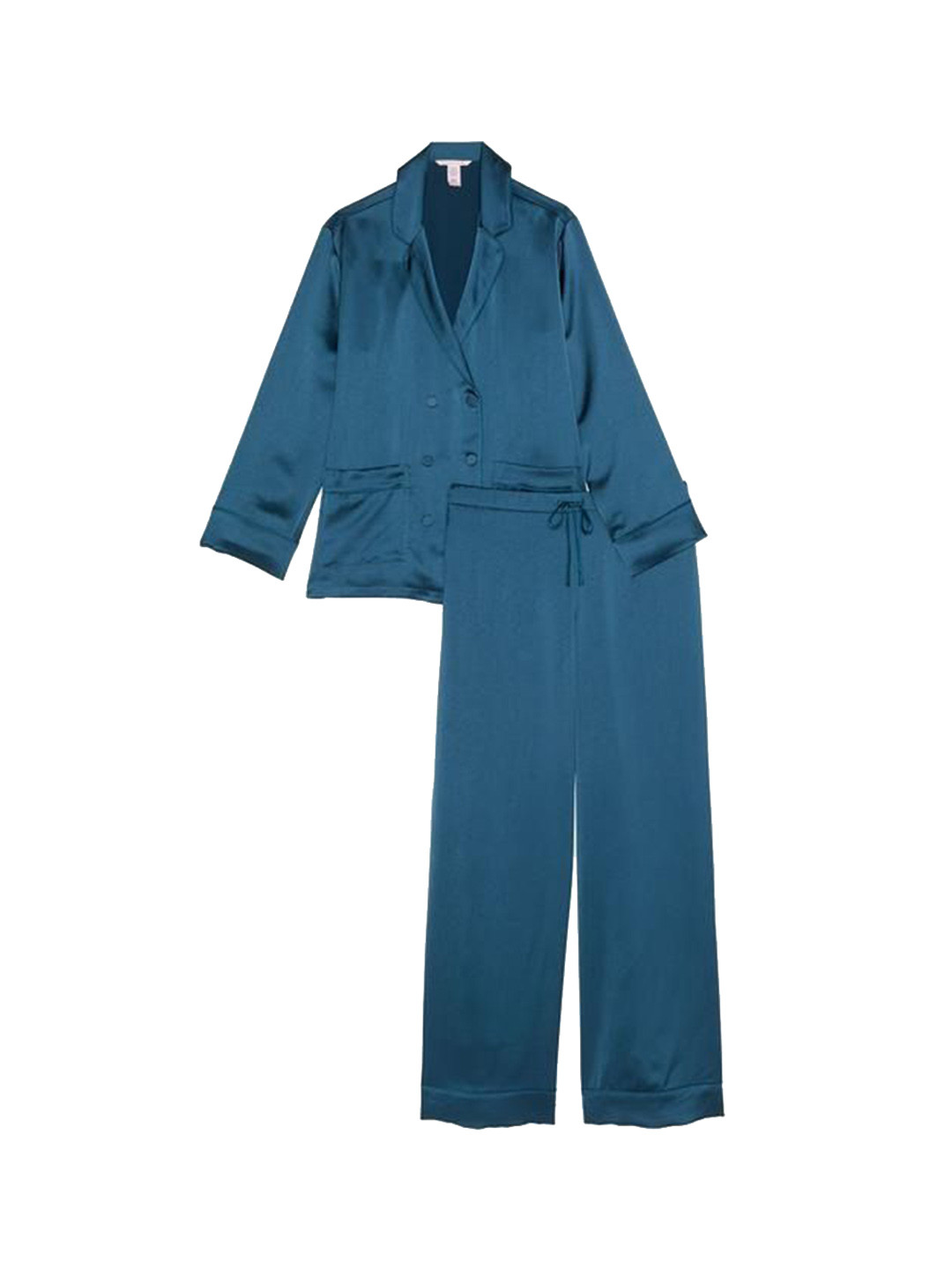 Victoria's Secret Women Satin Double -Breasted Night suit