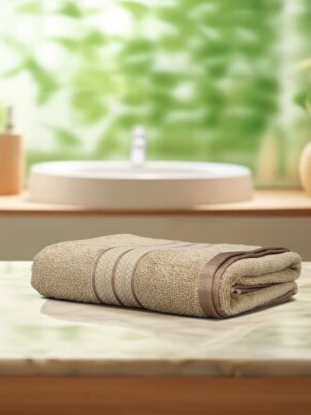 Dollar Nude-Coloured Cotton 600 GSM Bath Towel