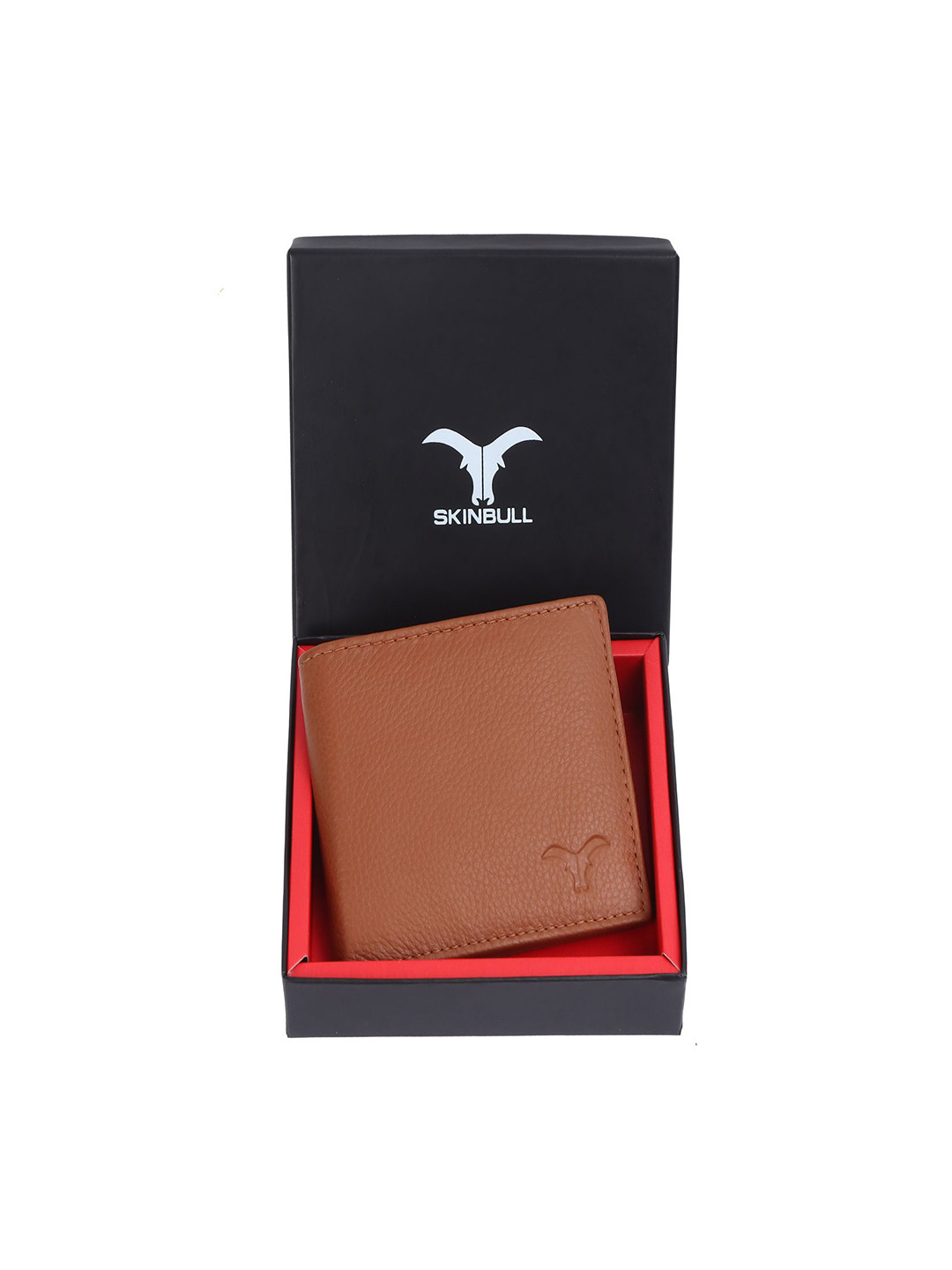 SKINBULL Men Leather Two Fold Wallet