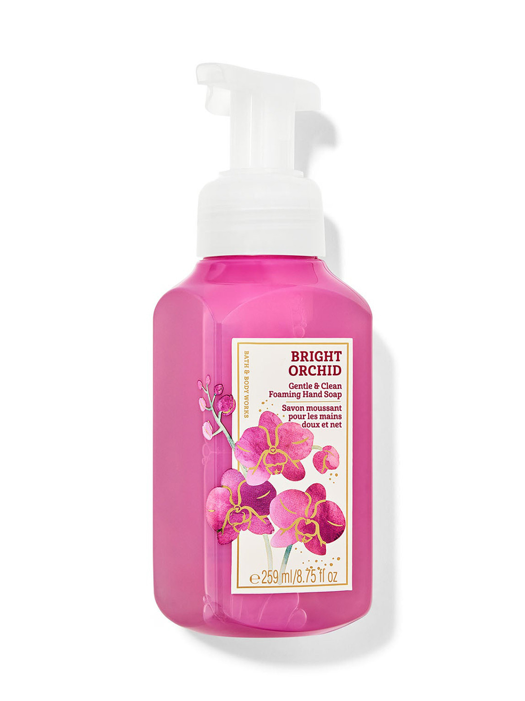 Bath & Body Works Bright Orchid Gentle & Clean Foaming Hand Wash - 259ml