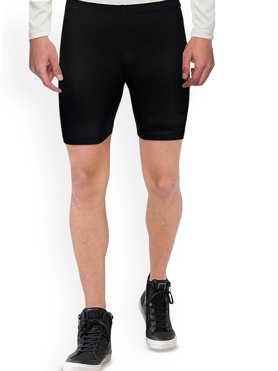NavaSo Men Skinny Fit Running Sports Shorts