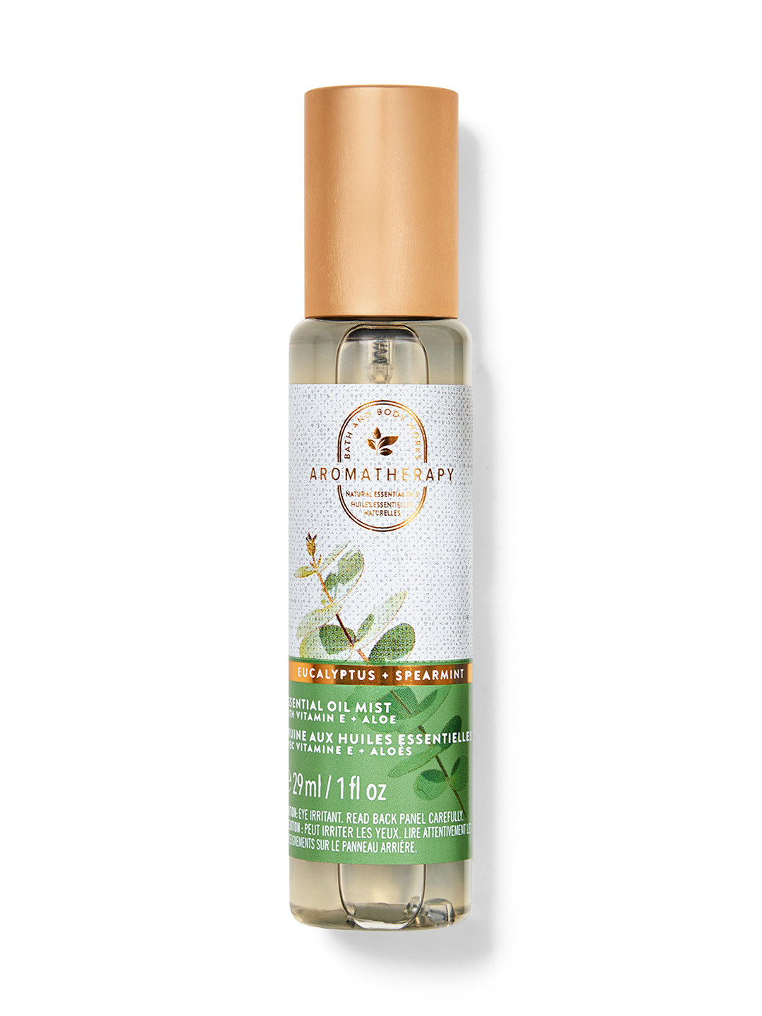 Bath & Body Works Eucalyptus Spearmint Travel Size Essential Oil Mist - 29ml