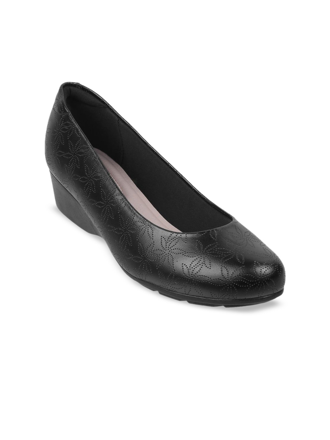 DAVINCHI Textured Party Synthetic Regular Wedge Pumps
