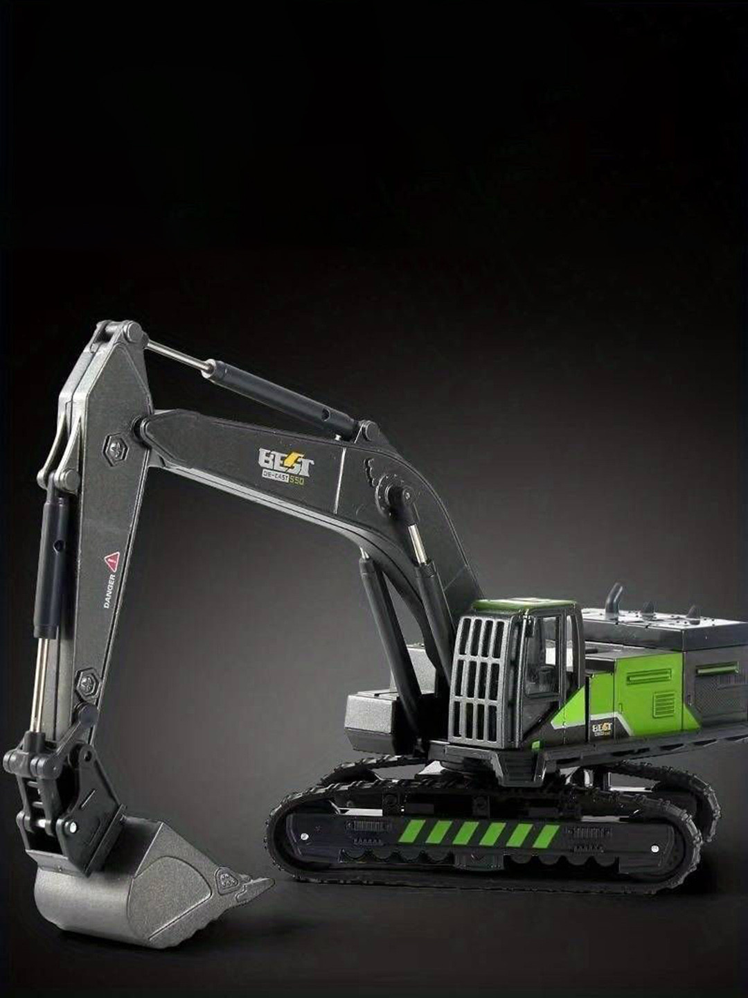 PLUSPOINT Kids Toy Excavator Bulldozer Friction Powered Construction Truck Vehicle