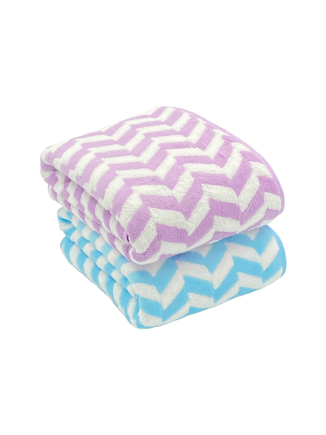 tundwal's Multicoloured 2 Striped Other 400 GSM Bath Towel