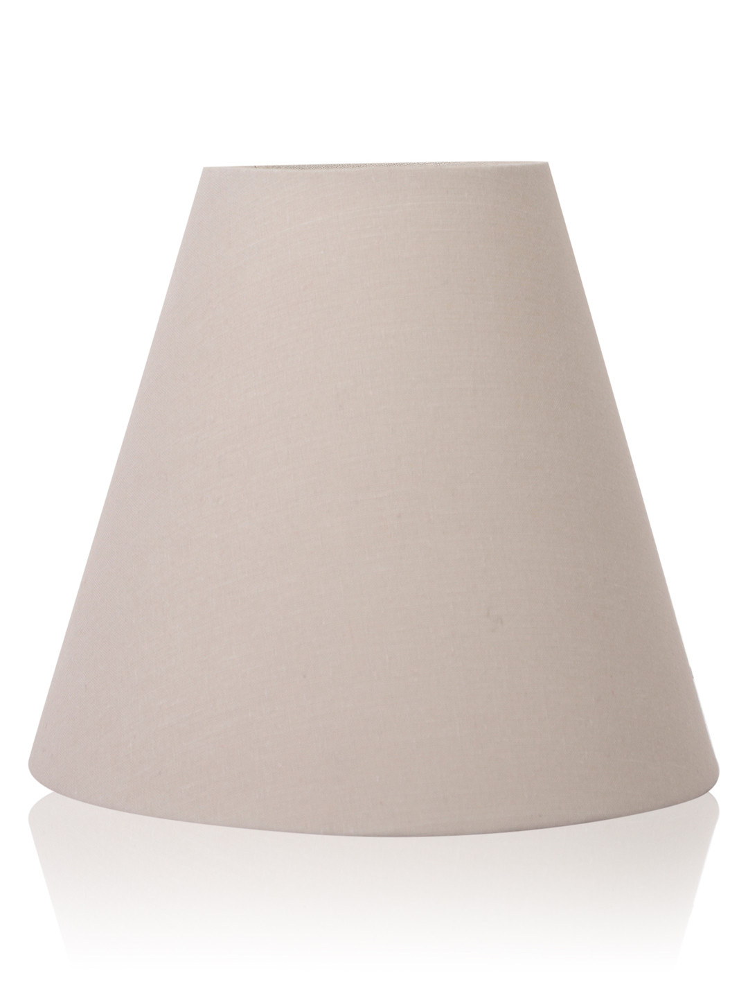 Lampenschirm India Cream-Coloured Cotton Traditional Frusturical Shaped Table Lamp Shade