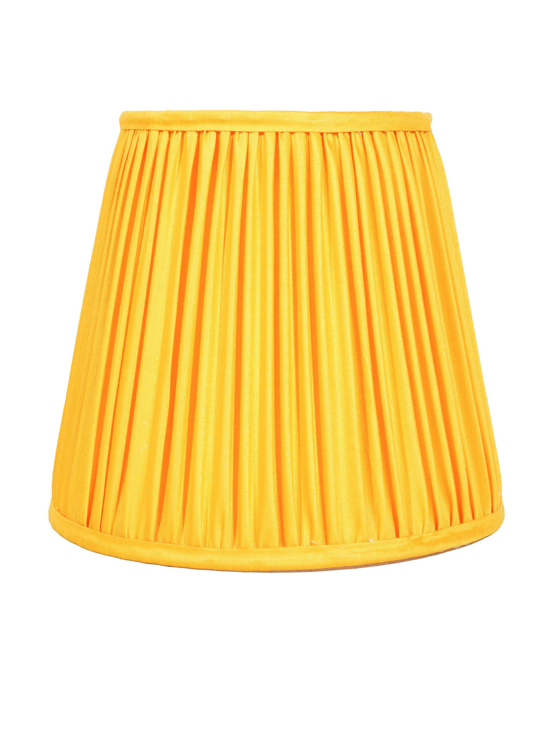 Lampenschirm India Yellow Silk Straight Empire Premium Soft Back Lampshade