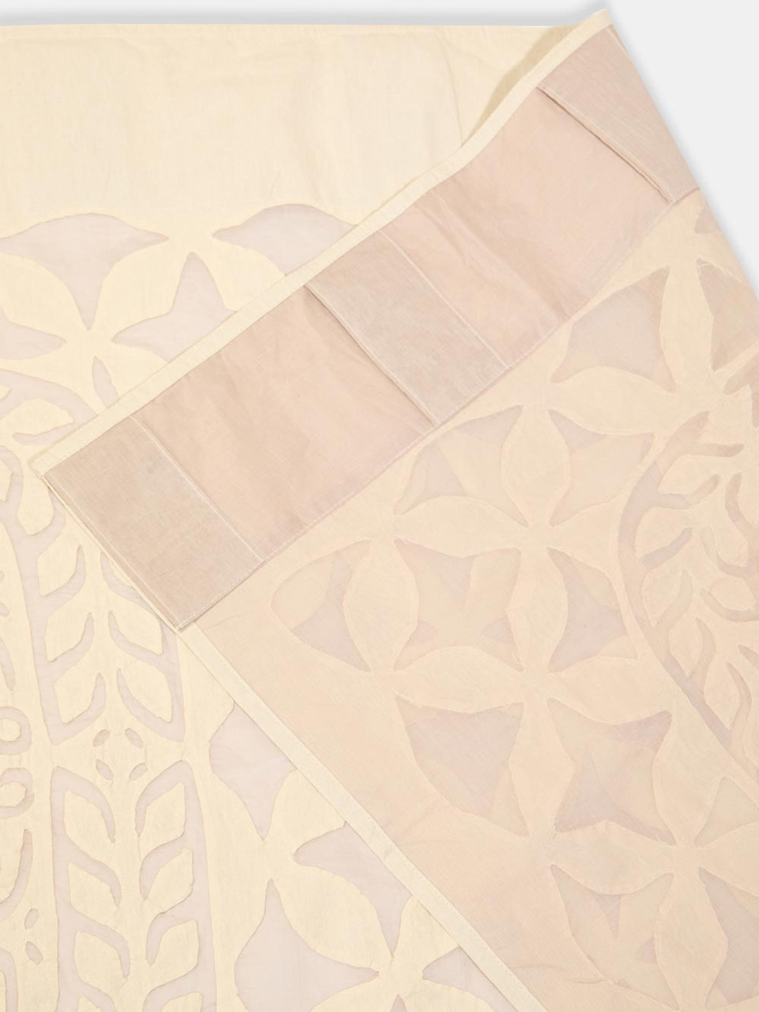 Fabindia Beige Embroidered Door Curtain