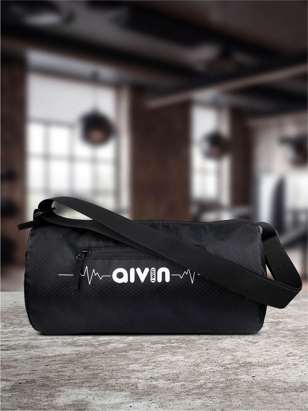 Aivin Printed Small Sports Or Gym Duffel Bag With Shoulder Straps - 13 L
