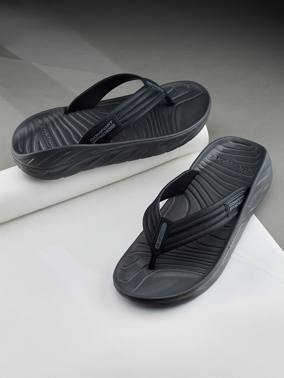 Duke Men Self Design Thong Flip-Flops