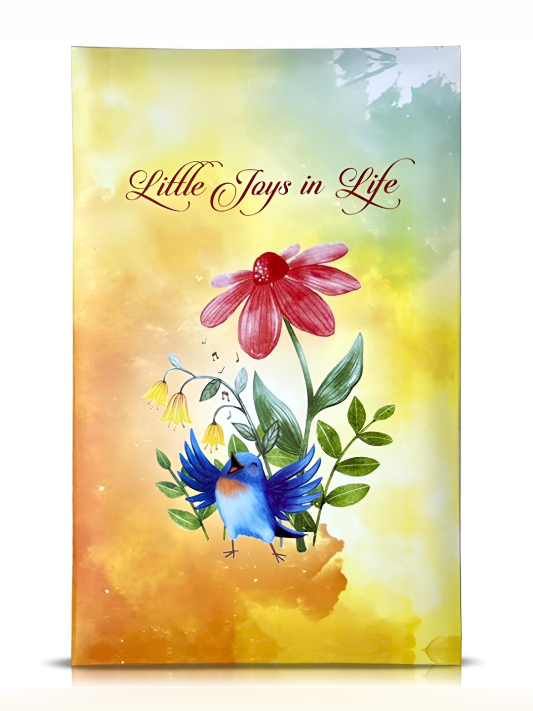 SEHAZ ARTWORKS Yellow & Pink Printed Photo Album Book