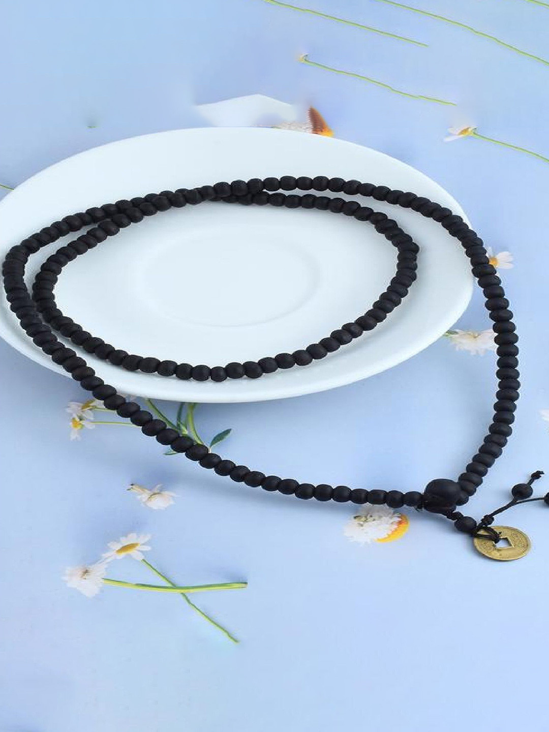 Crazy Fashion Unisex Wood Beaded Long Elasticated Bracelet