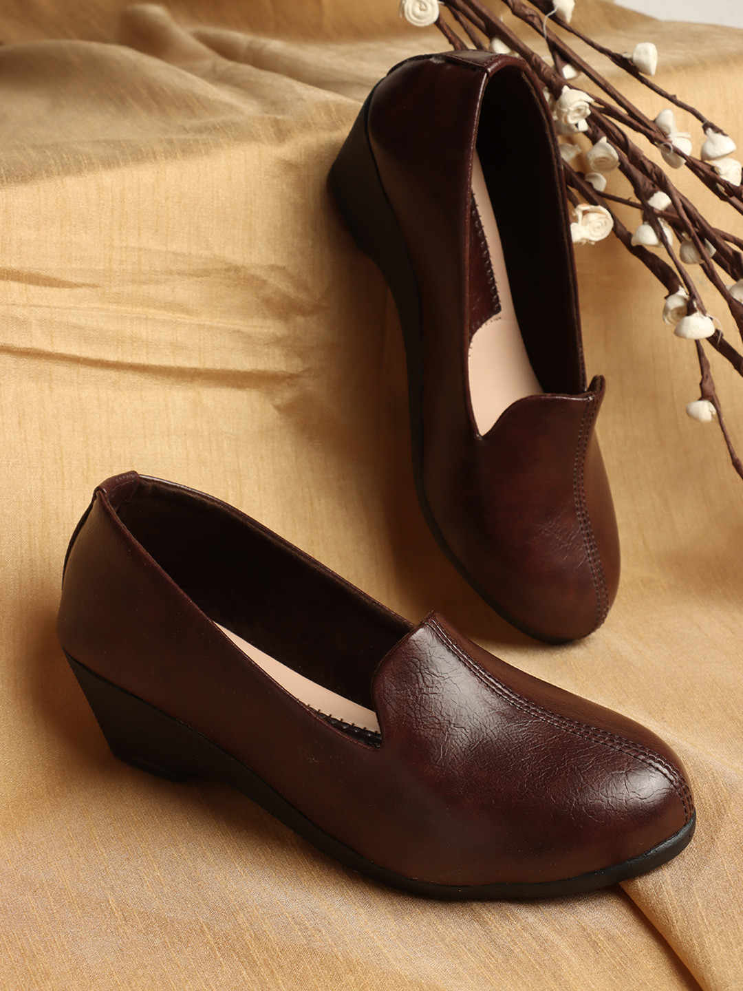 Ladies Hub Women Slip-On Loafers Moccasins Formal Shoes