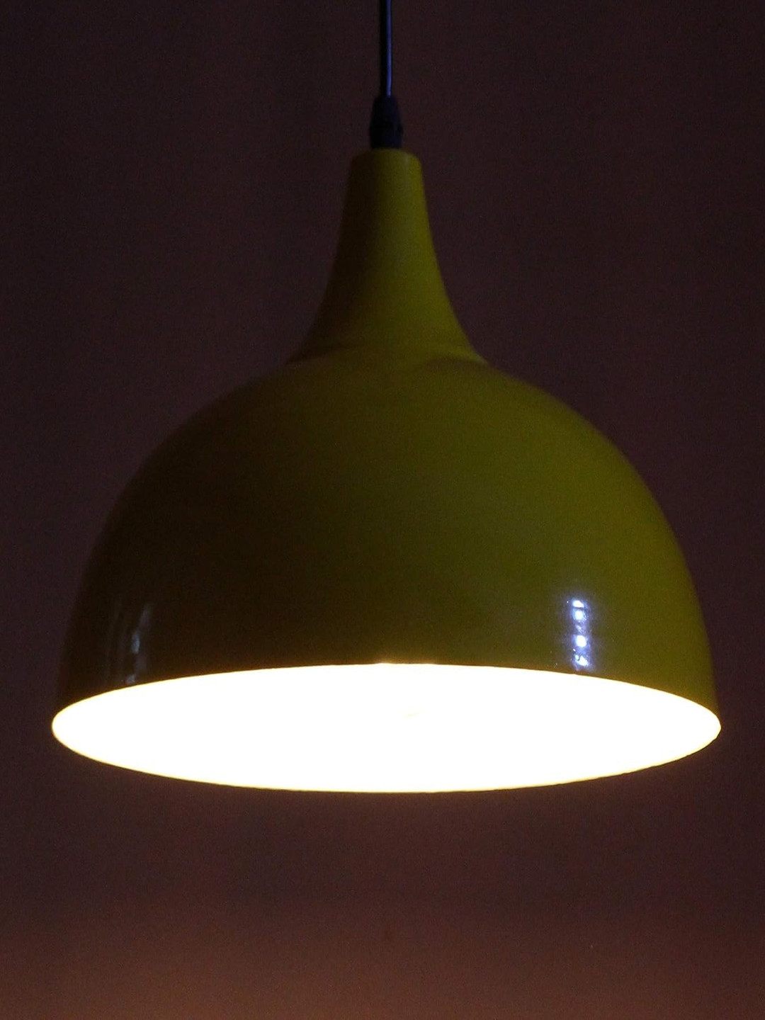GAUVIK Yellow Aluminium Ceiling Lamp